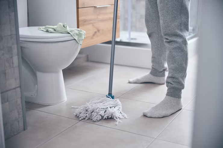 bathroom deep cleaning